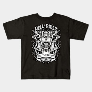 Hell Rider Brotherhood Kids T-Shirt